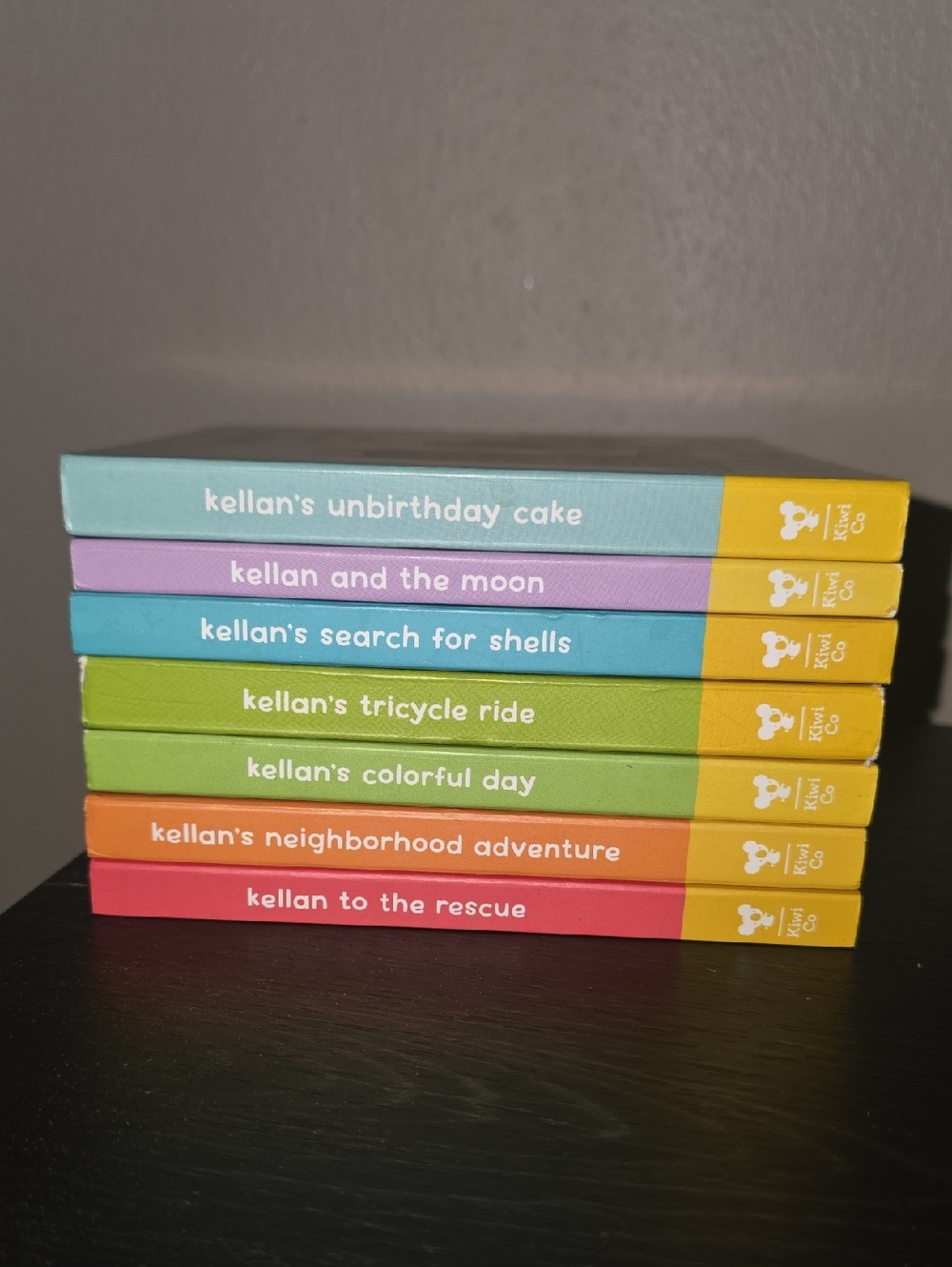 Set of 7 Kellan Board Books By KiwiCo